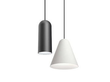 ZOE UNO - LED powder coated aluminium pendant lamp by Intra lighting - view 2